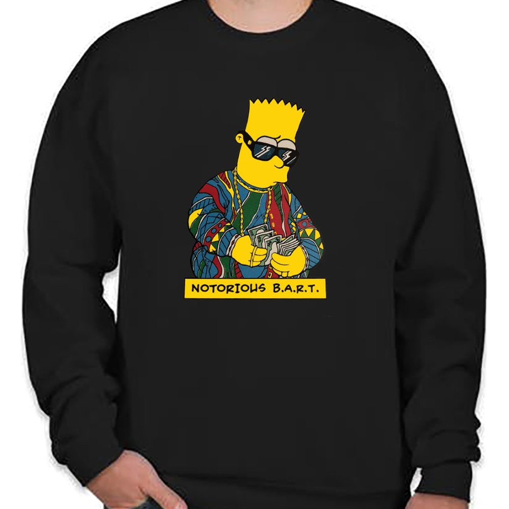 Bart Simpson 'Notorious Bart' - Unisex Sweatshirt